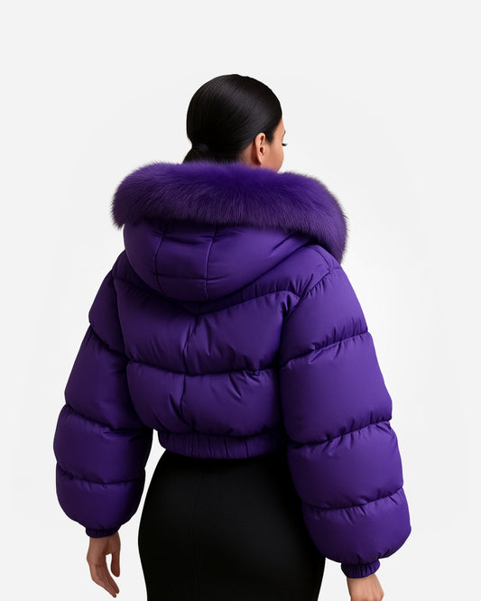 Fur-Lined Short Coat