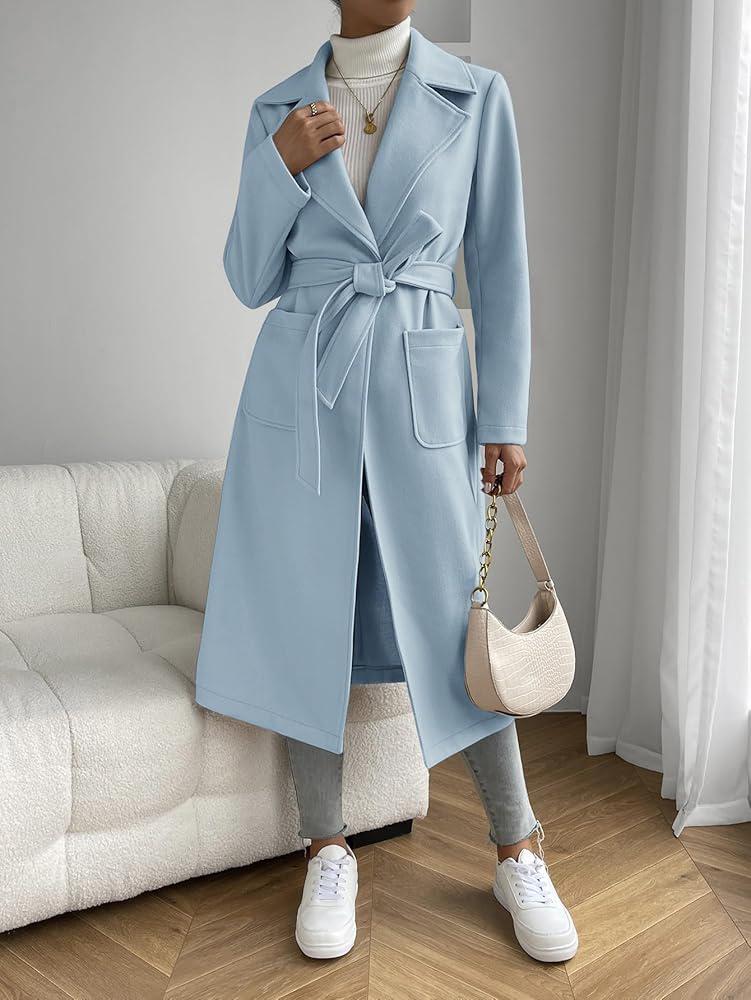 the winter coat in baby blue colors : baby blue - beige - black