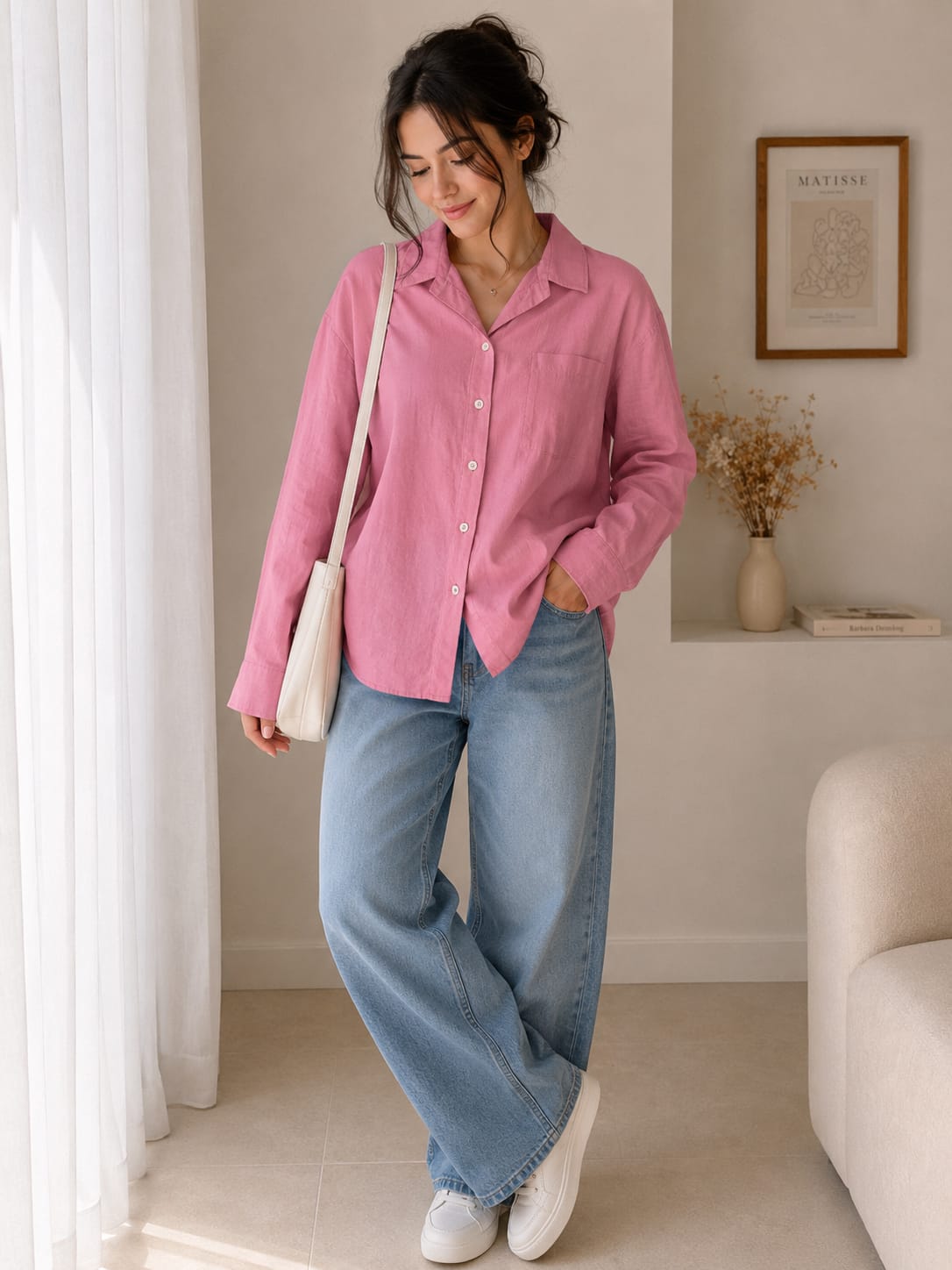 ✨ Casual Linen Shirt
