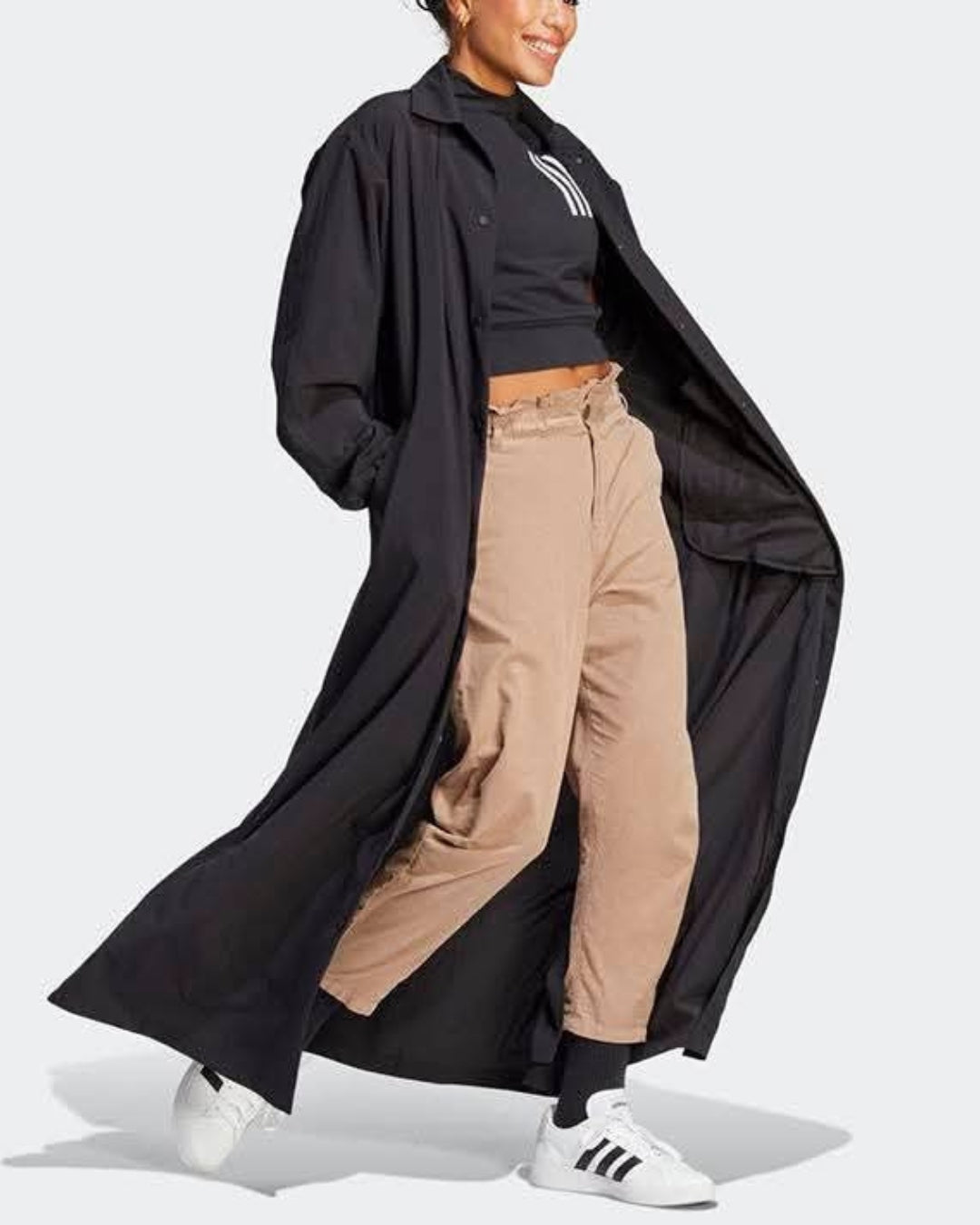 Adidas-Style Long-Sleeve Jacket