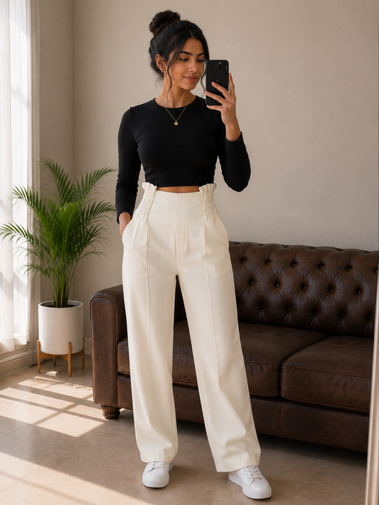 Corset Waist Pants