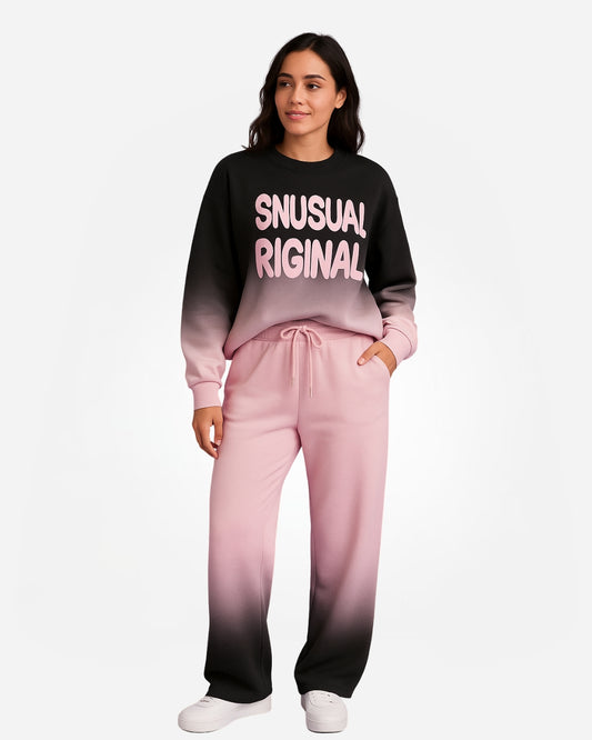 Turkish Melton Tracksuit  colors : olive - bink - grey - fuchsia