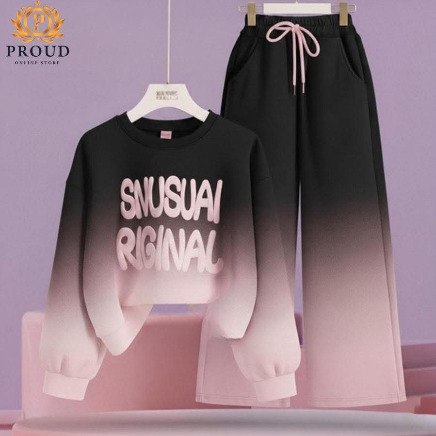 Turkish Melton Tracksuit  colors : olive - bink - grey - fuchsia