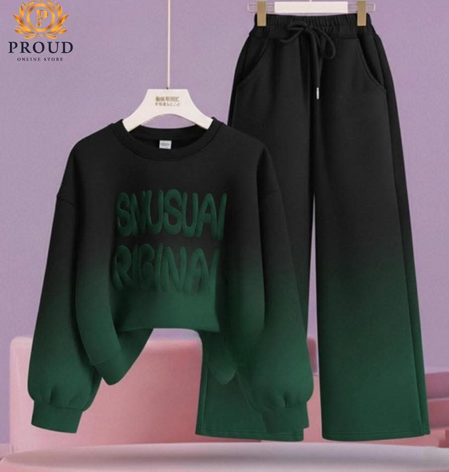 Turkish Melton Tracksuit  colors : olive - bink - grey - fuchsia
