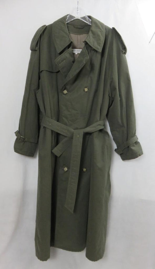 the trench coat in olive green  colors : olive green - black - baby blue