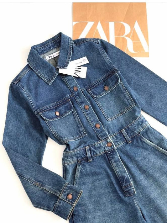 Denim jumpsuit