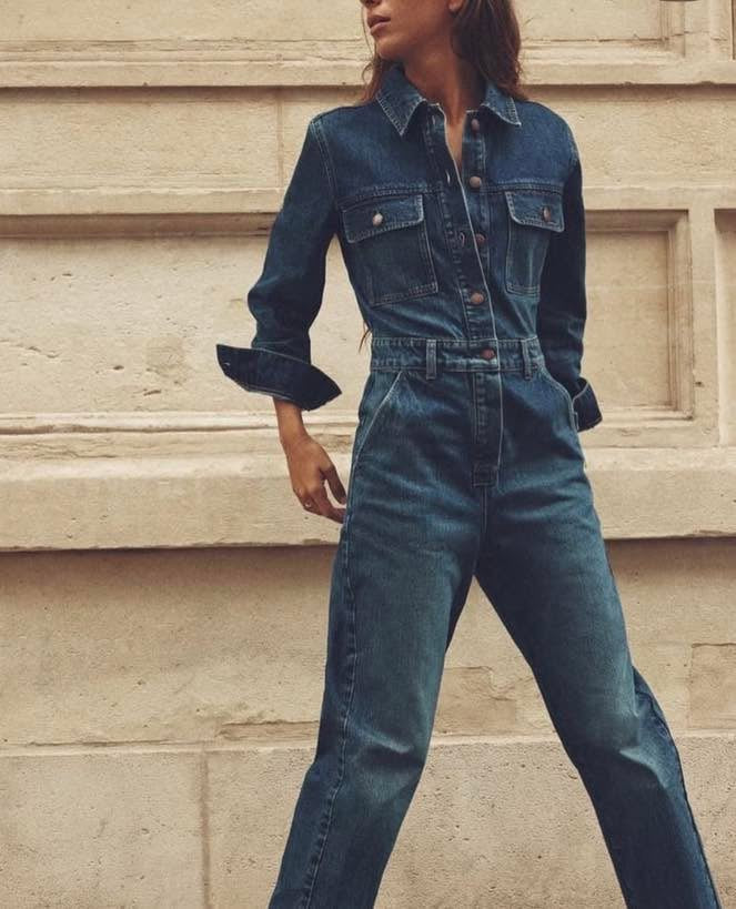 Denim jumpsuit