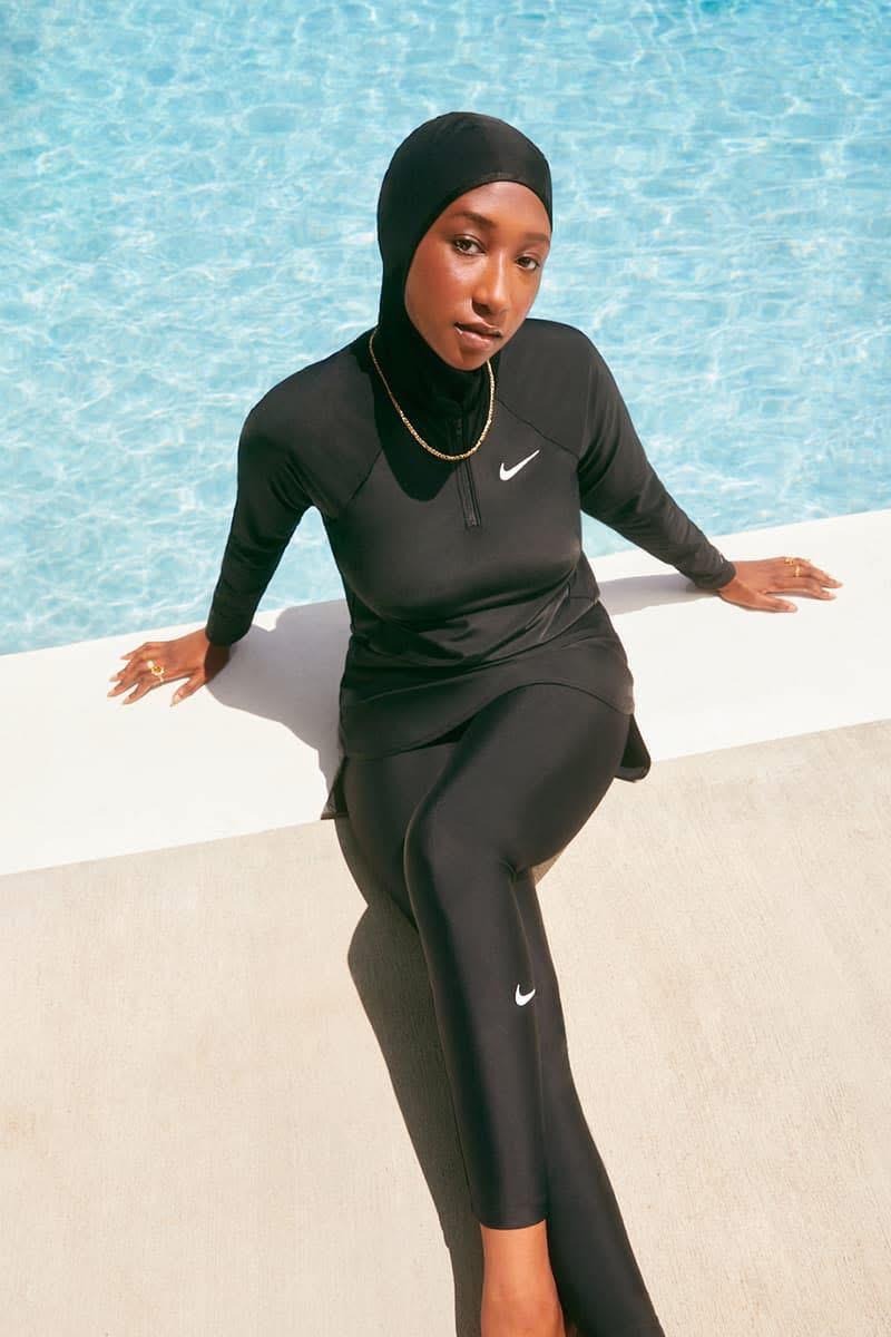 Nike Black Modest Swimwear