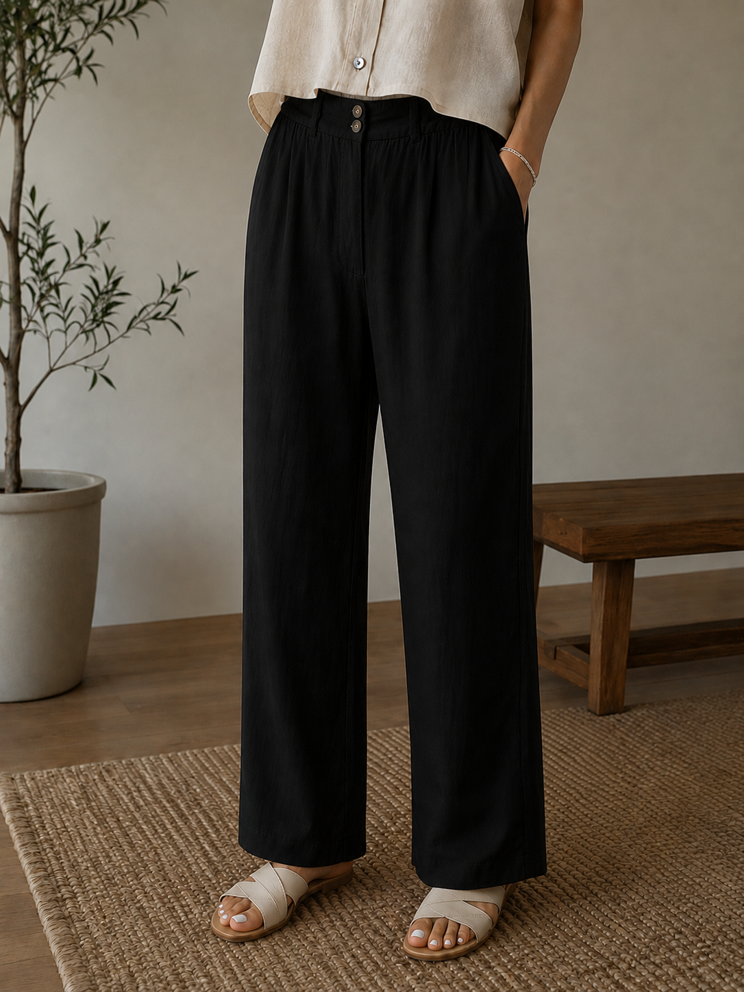 Wide Leg Pants
